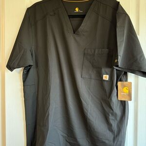 Two carhartt scrub tops size L unisex